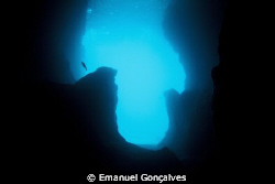 Underwater Cave, Arrábida (Portugal), Nikon F50 – Nikkor ... by Emanuel Gonçalves 
